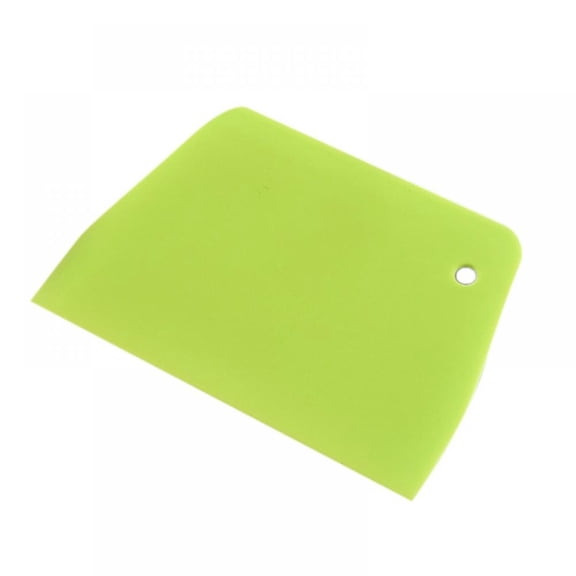 Dough Scraper Bowl Scraper Food-safe Plastic Dough Cutter Flexible Plastic Scraper Bench Scraper Multipurpose Food Scrappers for Bread Dough Cake Fondant Icing, White, Green