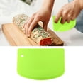 thumbnail image 1 of Dough Scraper, Clearance, 5.3 x 3.6 Inch Plastic Bench Scraper, Bowl Spatula, Kitchen Pastry Cutter Tool for Bread Dough, Pastry, Pizza, Baking Cake(B), 1 of 6