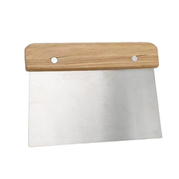 Dough Scraper Made Of Stainless Steel 15 Cm Dough Scraper For Bread Pizza Vegetables Dough For Easy Portioning Cutting And Scraping Cooking Utensils Home Decor