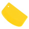 thumbnail image 1 of Dough Scraper, Plastic Baking Scraper for Bread, Cake, Pastry, Multipurpose Kitchen Scraper Tool with Smooth Edge, Non - Stick Food Scraper for Home Baking, Cooking, Meal Prep - Yellow, 1PC, Single O, 1 of 2