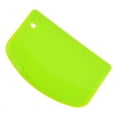 thumbnail image 1 of Dough Scraper, Plastic Bowl Scraper for Baking, Multipurpose Food Scraper for Dough, Cake, Pizza, Pastry - Green, Individual Opp Packaged, 1 of 2