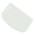thumbnail image 1 of Dough Scraper, Plastic Pastry Scraper for Baking, Multipurpose Food Scraper for Kitchen, Baking Tool for Cake Decorating, Bread Making, Pizza Dough, White, 1PC, 1 of 2