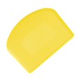 thumbnail image 1 of Dough Scraper Set, Flexible Bench Scraper Tool for Dough, Cake, Fondant, Icing and Baking Preparation(Yellow,11.8x9.3cm), 1 of 3