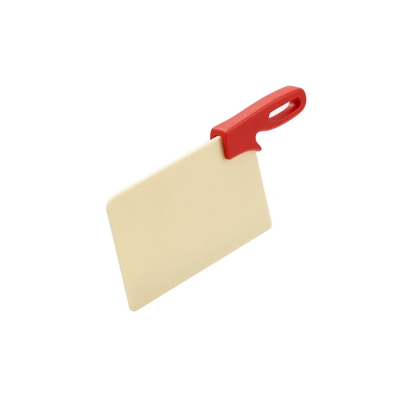 Dough Scraper with Measurement Conversion Table, Heavy Duty Plastic Bench Scraper and Pastry Cutter for Kitchen Baking Dough Prep