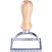 Dough Stamp Cutter Ravioli Stamp Maker Cutter with Wooden Handle Pasta Press Kitchen Attachment Dumplings Tool Easy Use ravioli maker cutter stamp set