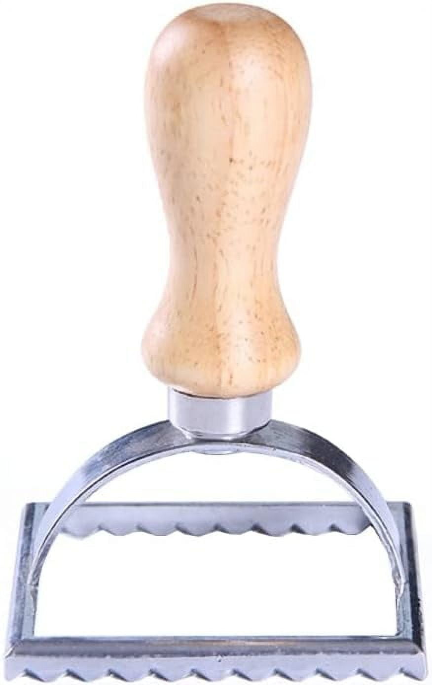 Dough Stamp Cutter Ravioli Stamp Maker Cutter with Handle Pasta Press