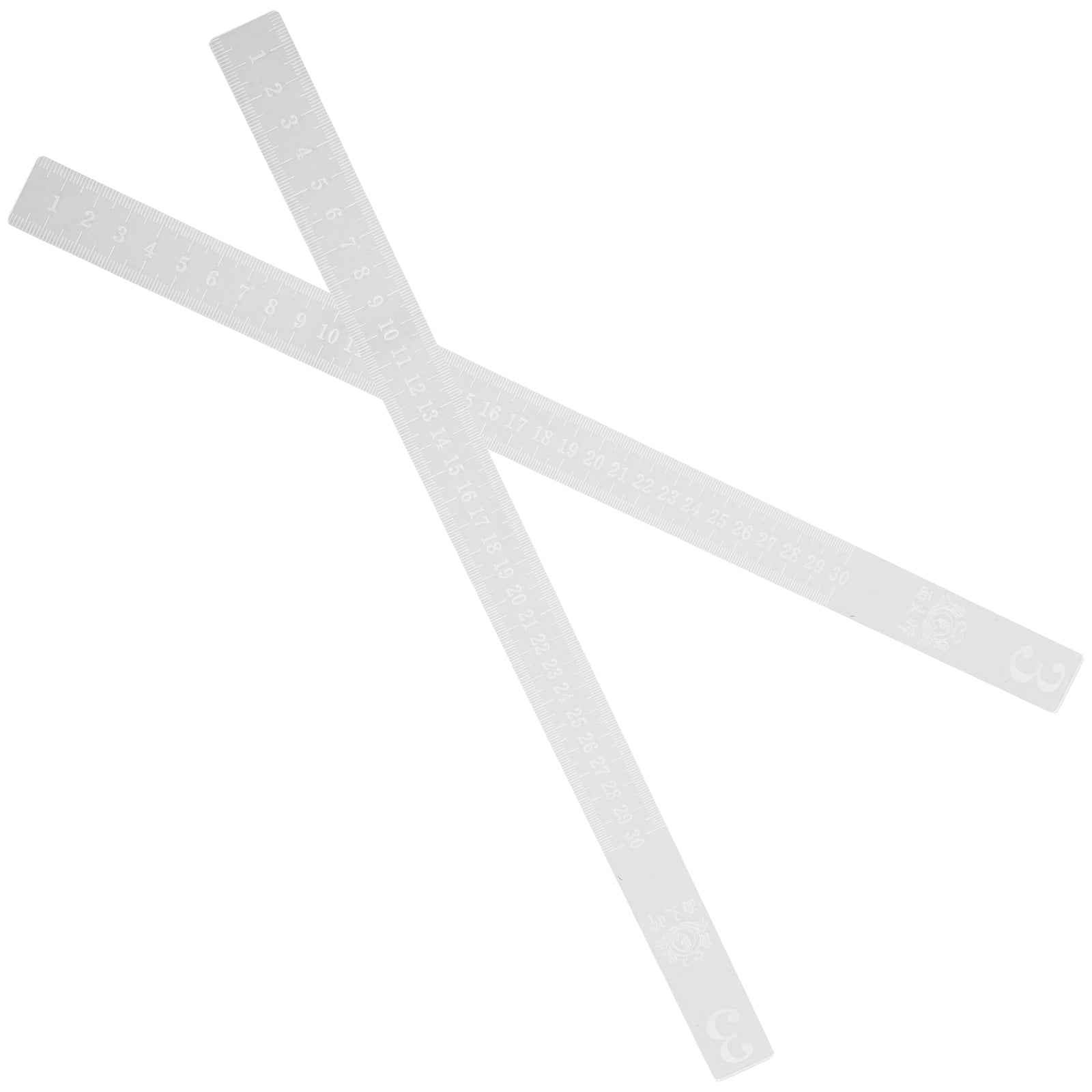 Dough Thickness Ruler Baking Leveling 2 Pcs Biscuit Balance Measuring