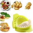 thumbnail image 1 of Dough press - dumpling mold maker - dumpling maker - Dough Press Pastry Gyoza Maker Samosa Pie Ravioli Mold Tool - kitchen tools - dumpling Wrappers -Mold Kitchen Accessories - Empanada press (GREEN), 1 of 5