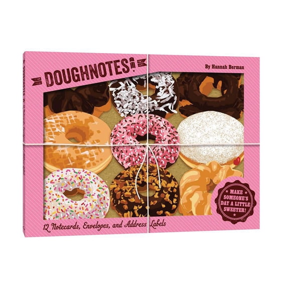 DoughNotes : 12 Notecards, Envelopes, and Address Labels (Postcard book or pack)