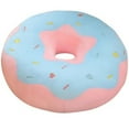 thumbnail image 1 of Vjnyvs Doughnut Back Stuffed Cushion Throw Pillow Sweet Donut Soft Stuffed Plush Pillow Simulation Food Sofa Chair Cushion (Pink), 1 of 7
