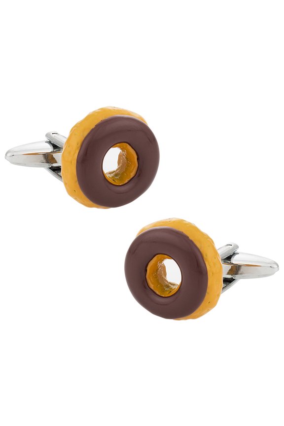 Doughnut Cufflinks by Cuff-Daddy