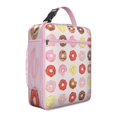 thumbnail image 1 of Doughnut Lunch Box Insulated Lunch Bag Box Women Men Reusable Cute Insulated Lunch Box for Students Cooler Tote Bag Lunchbox for Office School Picnic, 1 of 6