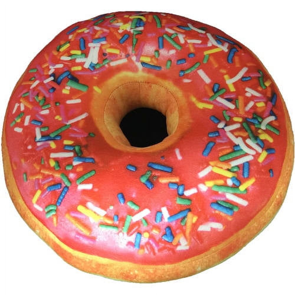 Doughnut Pillow. Cushion Comfortable. Novelty Donut Shape. Home, Office