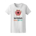 thumbnail image 1 of Doughnut Wanna Piece Of Me T-Shirt Women -Image by Shutterstock, Female Small, 1 of 2