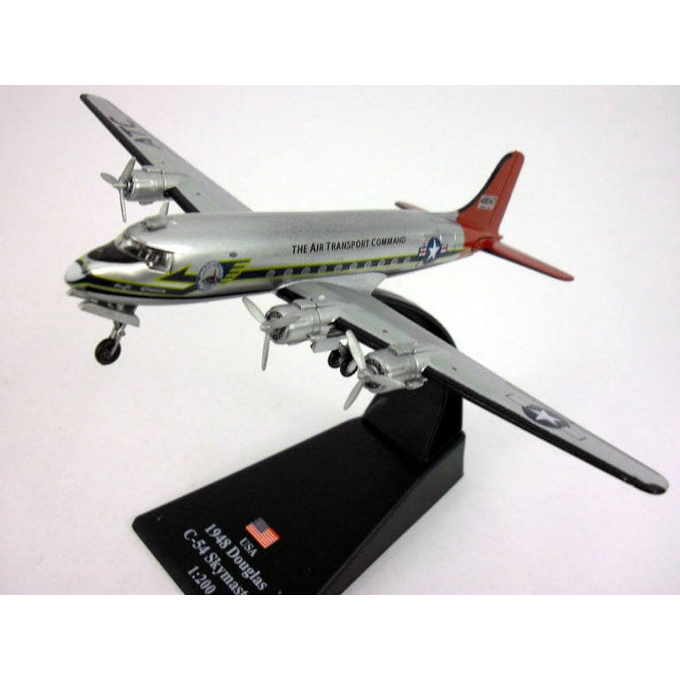 航空機・ヘリコプター HERPA Douglas C-54M Skymaster 1/200 Douglas C-54 Skymaster Transport Aircraft 