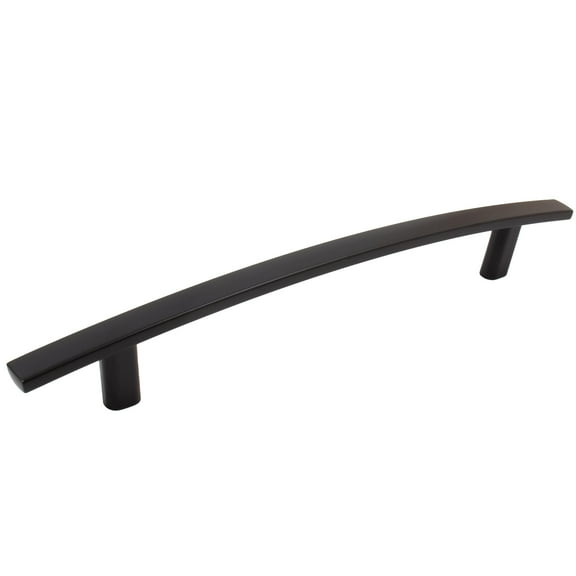 Douglas Cabinet Pull, 160 Millimeters, Matte Black by Stone Harbor Hardware