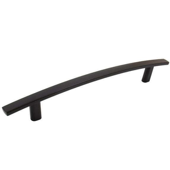 Douglas Cabinet Pull, 160 Millimeters, Matte Black by Stone Harbor Hardware