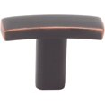 thumbnail image 1 of Douglas Cabinet T-Knob, 38 Millimeters, Vintage Bronze by Stone Harbor Hardware, 1 of 4