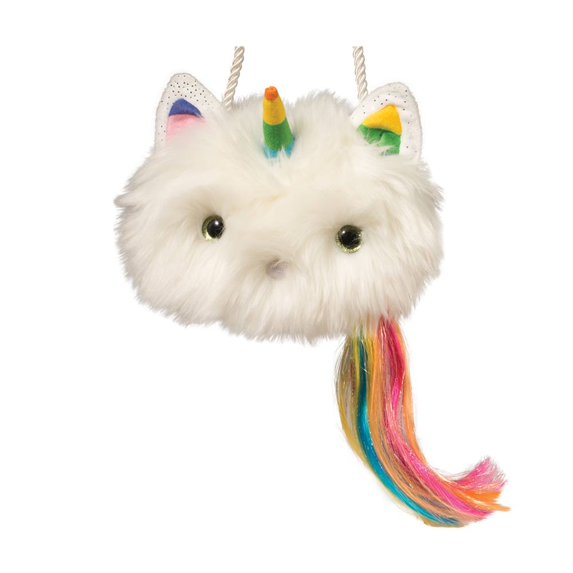 Douglas Caticorn Crossbody Plush Stuffed Animal