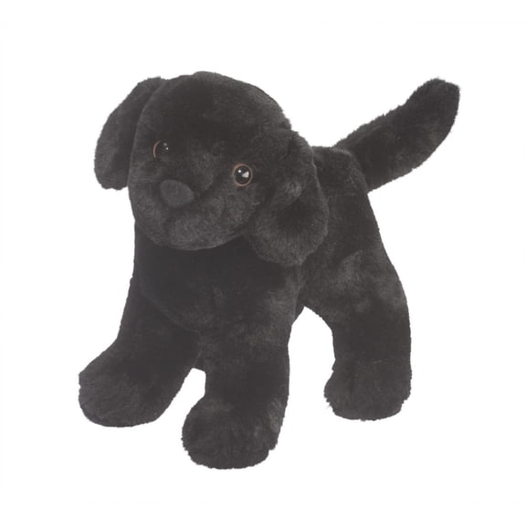 Douglas Cuddle Abraham Black Lab Dog 8" Plush Stuffed Animal Toy #3997
