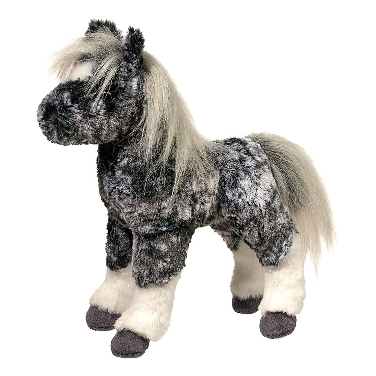 Douglas Majestic Gray Dapple Horse Foal Plushie Stuffed Toy Animal