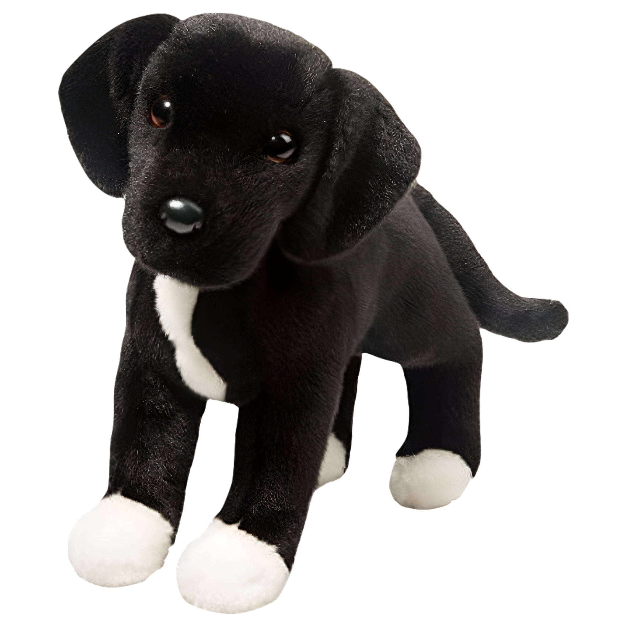 Douglas Toys Twister Black Lab / Pitbull Mix Plush Dog, 17"