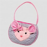 Douglas Cuddle Toys Madeline Pink/Grey Mouse Tote