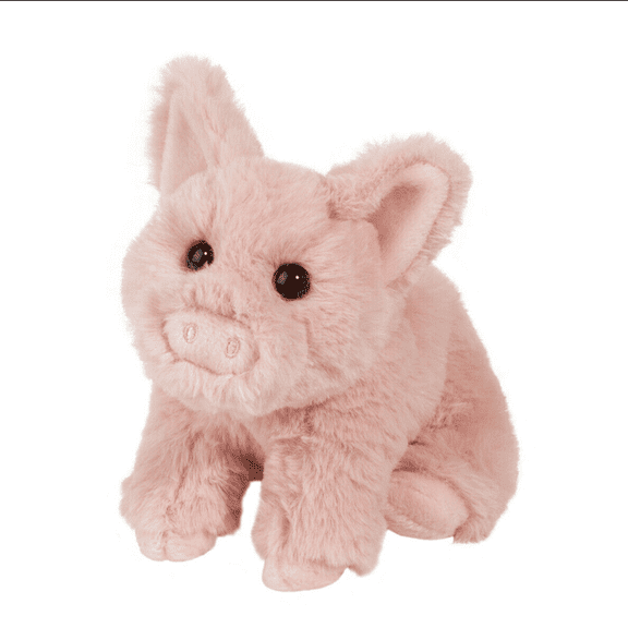 Douglas Cuddle Toys Pinkie Pig Mini Soft Plush Stuffed Animal, 6"