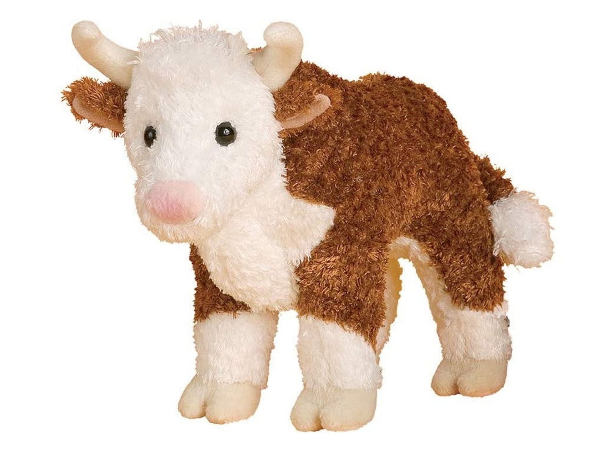 DOUGLAS COMPANY Douglas Cuddle Toys| Tumble Weed the Bull, Plush Hereford Cow Stuffed Animal 8"