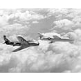 thumbnail image 1 of Douglas D-558-2 and F-86 Sabre in Flight Style - A - 20x30 Inch Laminated Aviation Poster - Stunning Detail and Bold Colors, 1 of 4