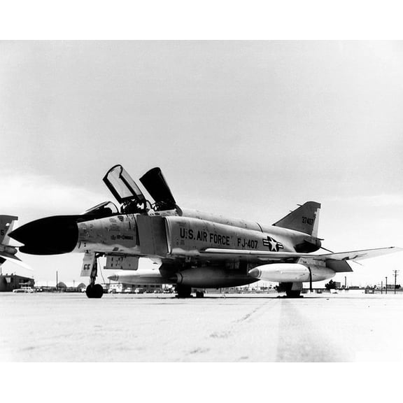 Douglas F-4 Phantom Jet Fighter - 20x30 Inch Glossy Laminated Aviation Poster - Stunning Detail and Bold Colors