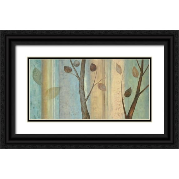 Douglas, Kelly 24x14 Black Ornate Wood Framed with Double Matting Museum Art Print Titled - Hush II