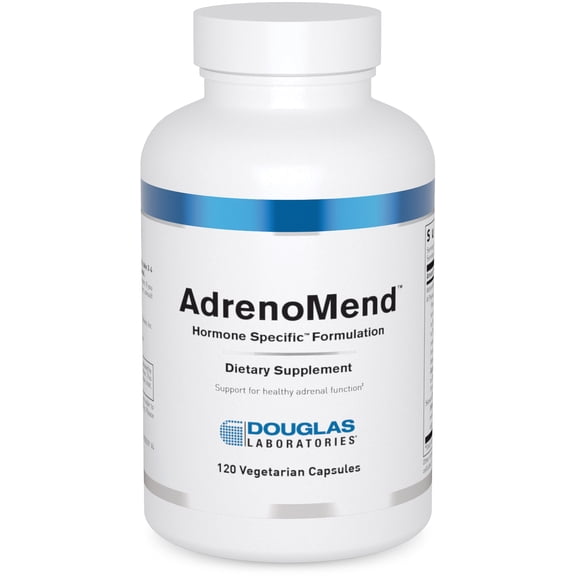 Douglas Laboratories AdrenoMend | Ten Herbal Adaptogens to Support Well-Being and Adrenal Gland Function During Stress* | 120 Capsules