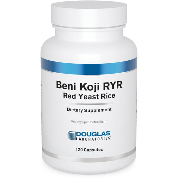 Douglas Laboratories Beni Koji Red Yeast Rice | Fermented Red Yeast Rice to Support Healthy Blood Lipid Metabolism* | 120 Capsules