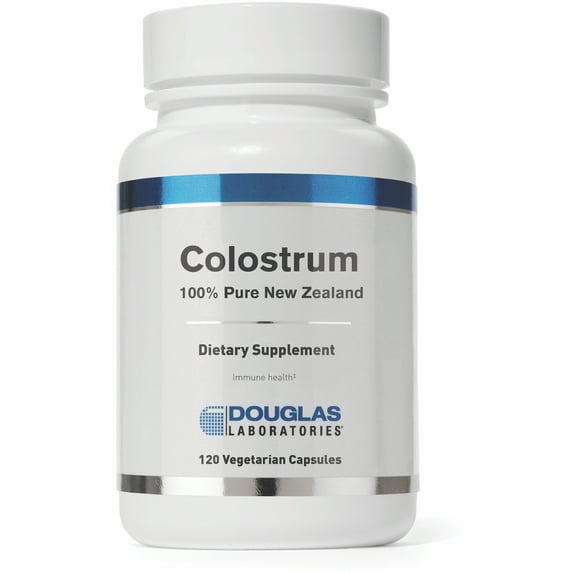Douglas Laboratories Colostrum | 100% Pure New Zealand Supplement for Immune Support, Antioxidants, Anti Aging, GI Balance, and Gastrointestinal Health* | 120 Capsules