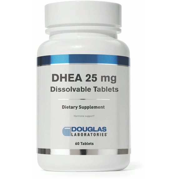 Douglas Laboratories DHEA 25 mg | Micronized Supplement to Support Immune Health, Brain, Bones, Metabolism and Lean Body Mass* | 60 Tablets