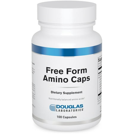 Douglas Laboratories Free Form Amino Capsules | Balanced Amino Acid Mixture to Support Energy, Muscles, Tissues, Bones, and Overall Health* | 100 Capsules