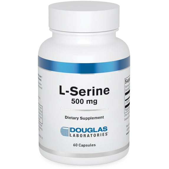 Douglas Laboratories L-Serine | Amino Acid Supplement for Heart and Brain Health, Muscle Building, and Cognitive Health* | 60 Capsules