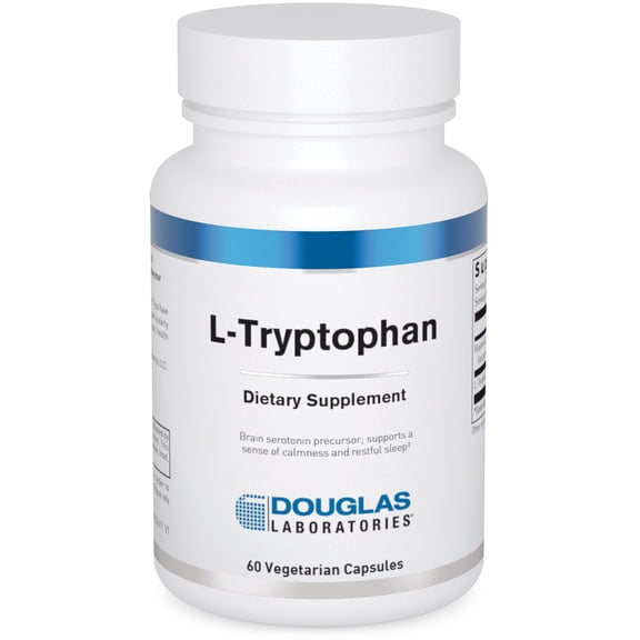 Douglas Laboratories L-Tryptophan | Supports Appetite, Melatonin Production, and Restful Sleep | 60 Vegetarian Capsules