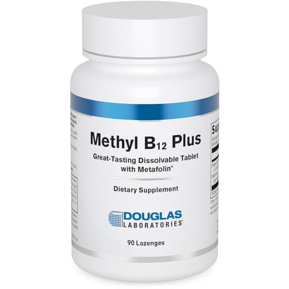 Douglas Laboratories Methyl B12 Plus | Supports Metabolism, Energy, Blood Cell Production, Nervous System, and Hormones* | 90 Lozenges