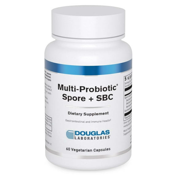 Douglas Laboratories Multi-Probiotic Spore + SBC | Support for Gastrointestinal and Immune Health | 60 Vegetarian Capsules*
