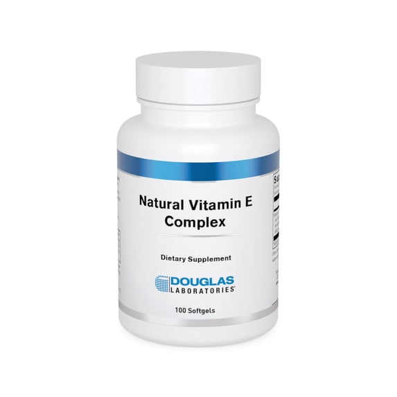 Douglas Laboratories Natural Vitamin E Complex | Mixed tocopherols for Superior Antioxidant Protection | 100 Softgels