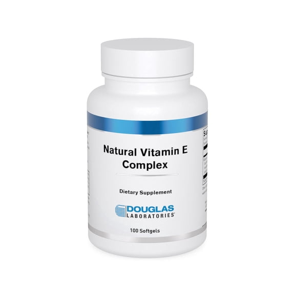 Douglas Laboratories Natural Vitamin E Complex | Mixed tocopherols for Superior Antioxidant Protection | 100 Softgels