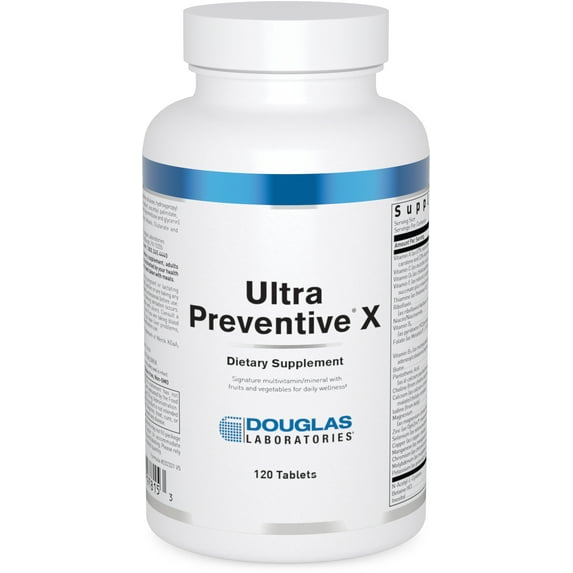 Douglas Laboratories Ultra Preventive X | Multivitamin Mineral Formula with Fruits and Vegetables for Daily Wellness | 120 Tablets
