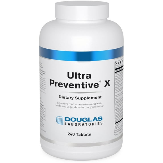 Douglas Laboratories - Ultra Preventive X - Multivitamin Mineral Formula with Fruits and Vegetables for Daily Wellness - 240 Tablets