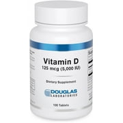 Douglas Laboratories Vitamin D 5,000 I.U. | Vitamin D3 Supplement to Support Immune Health, Calcium Levels, and Bones* | 100 Tablets