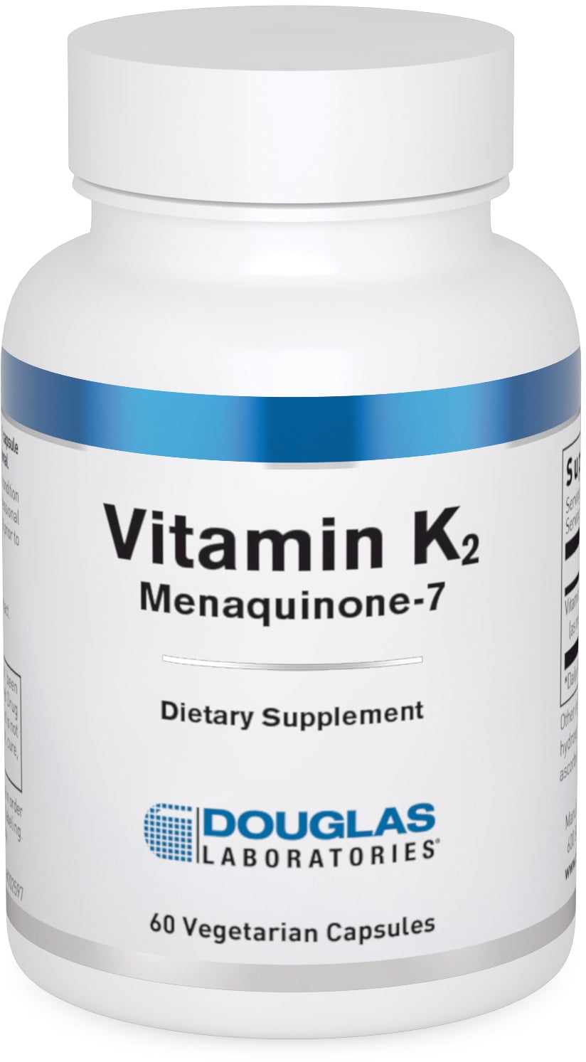 Douglas Laboratories Vitamin K2 | Menaquinone-7 Supplement to Support Bone Formation, Mineralization, and Blood Vessels* | 60 Capsules