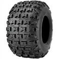 thumbnail image 1 of Douglas MX V4 Tire 18x10-8 4-Ply Medium Compound Blue Logo for Honda TRX 400X 2009, 1 of 1