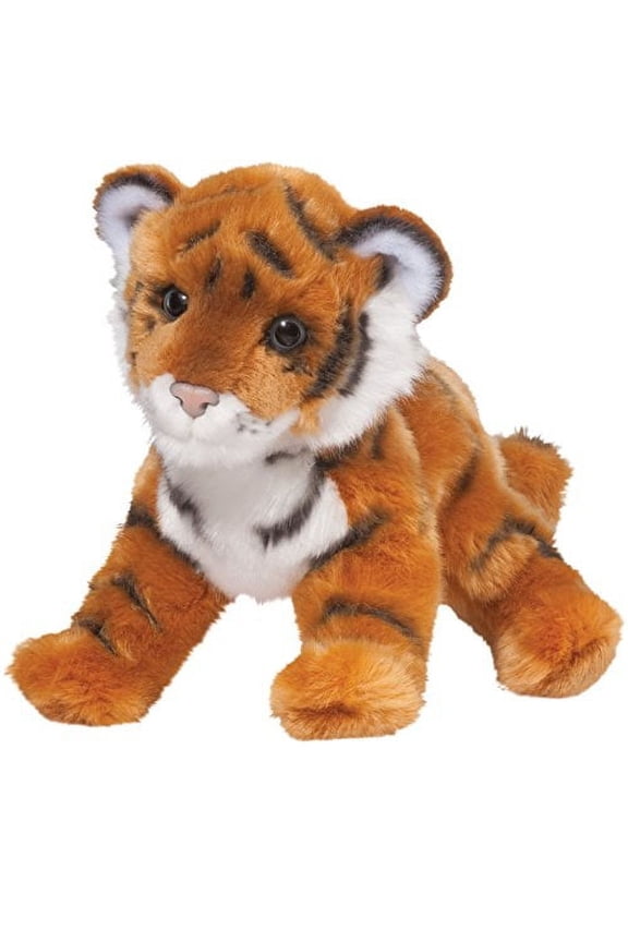 Douglas Toys Pancake Bengal Tiger Cub 12" Plush Stuffed Animal