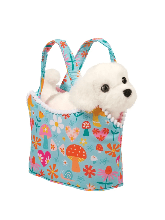 Retro Chic Sassy Sak with Bichon